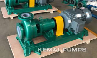 Lined Centrifugal Pump : PVDF PTFE Fluoroplastic Lined
